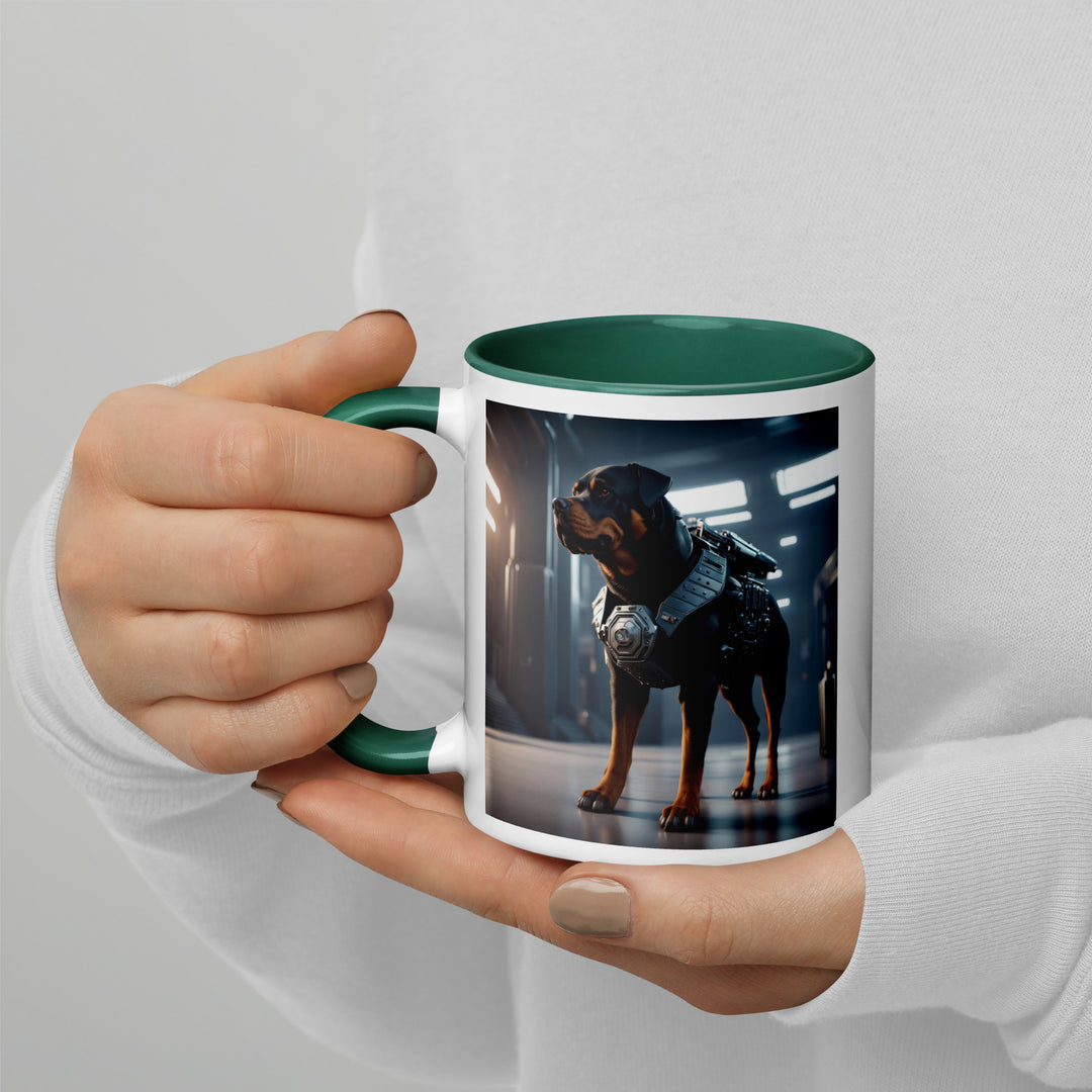 Rottweiler- Mug with Color Inside v2