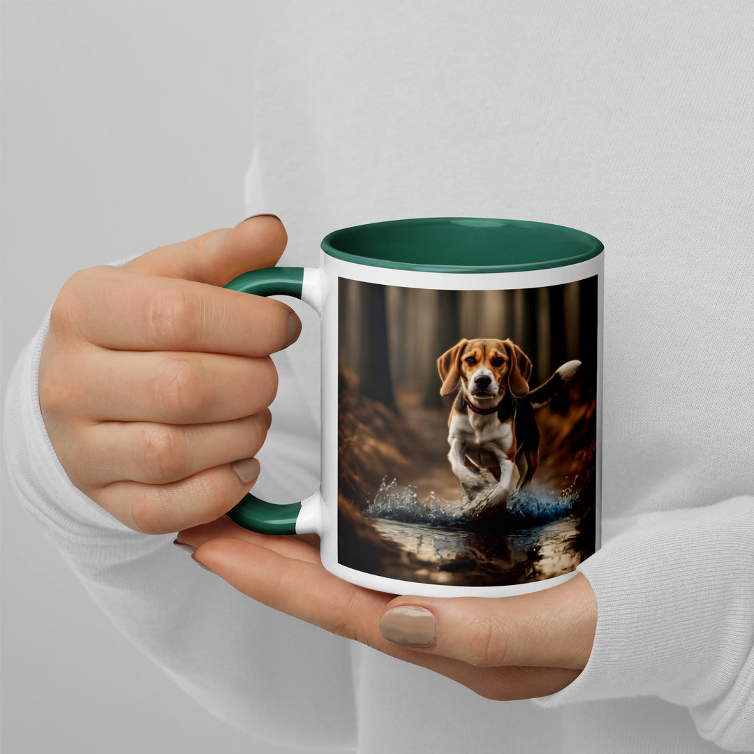 Beagle- Mug with Color Inside v3