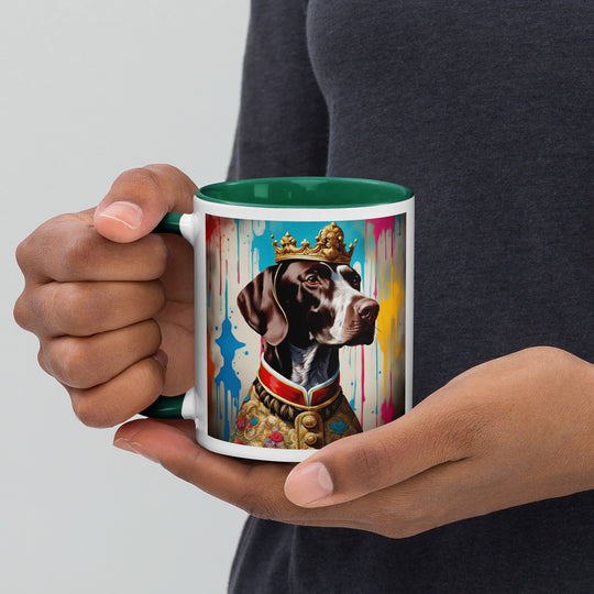 German Shorthaired Pointer- Mug with Color Inside