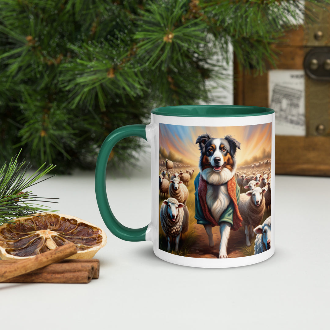 Australian Shepherd- Mug with Color Inside