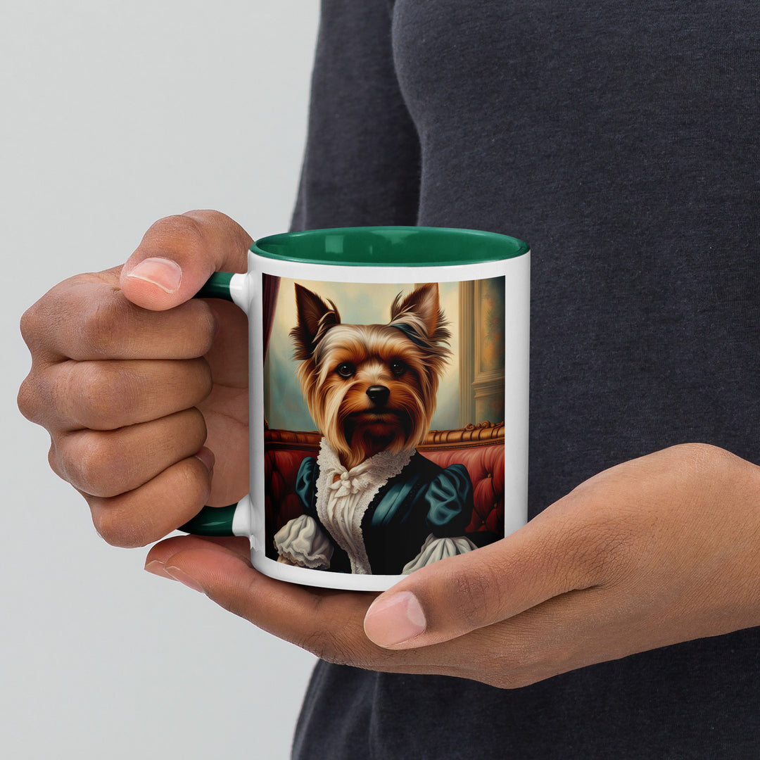 Yorkshire Terrier- Mug with Color Inside v2