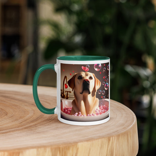 Labrador Retriever Romantic- Mug with Color Inside