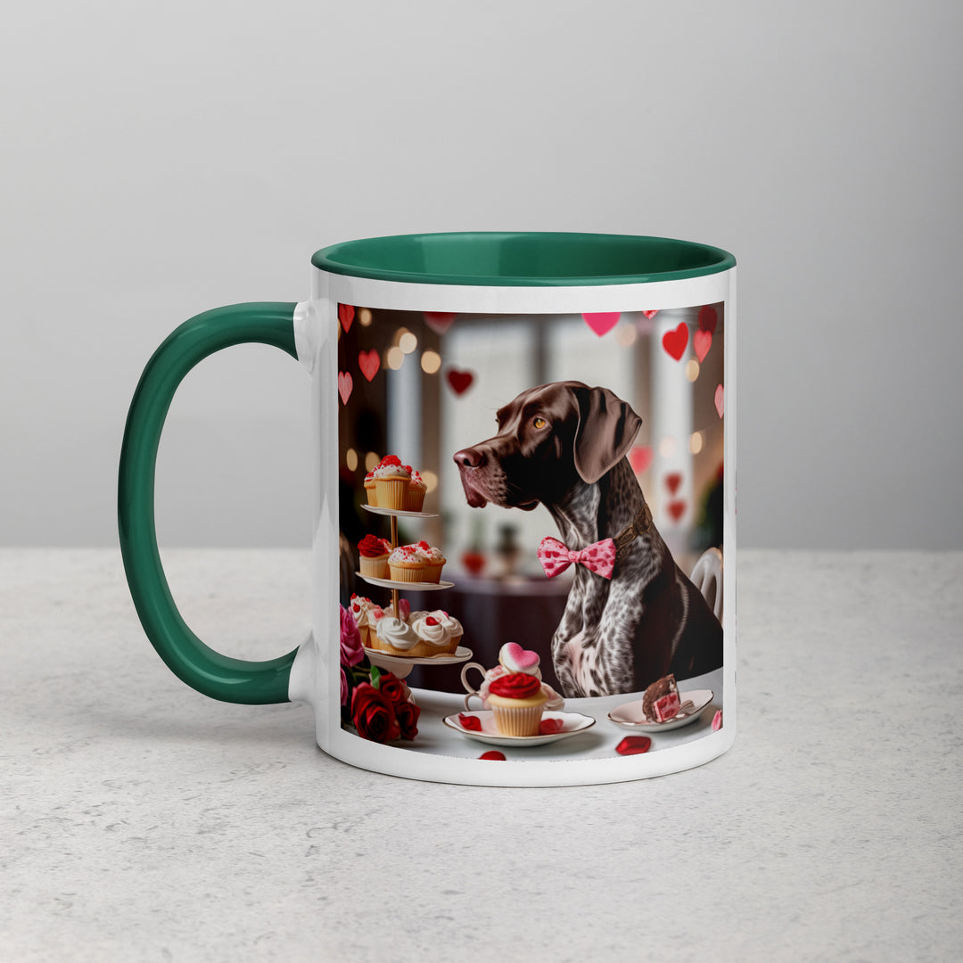 German Shorthaired Pointer Romantic- Mug with Color Inside