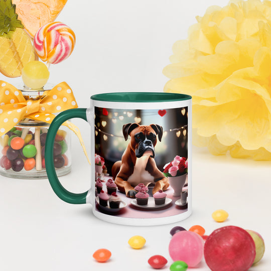 Boxer Romantic- Mug with Color Inside v2