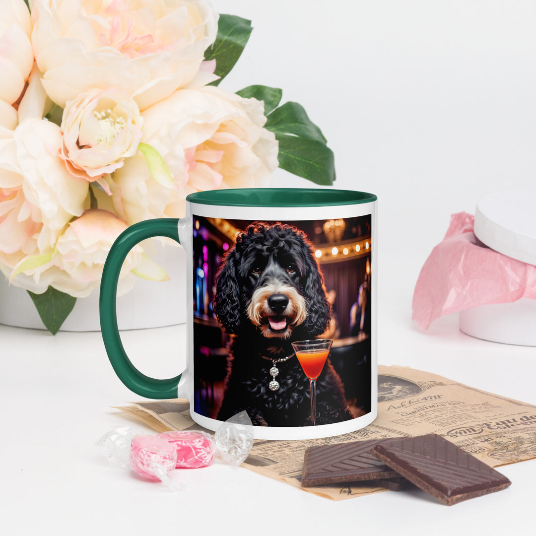 Bernedoodle General- Mug with Color Inside v11