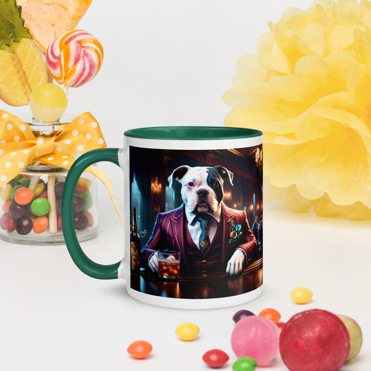 Catahoula Bulldog General- Mug with Color Inside v11