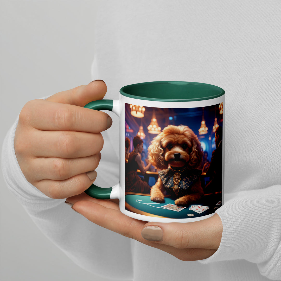 Cavapoo General- Mug with Color Inside v8