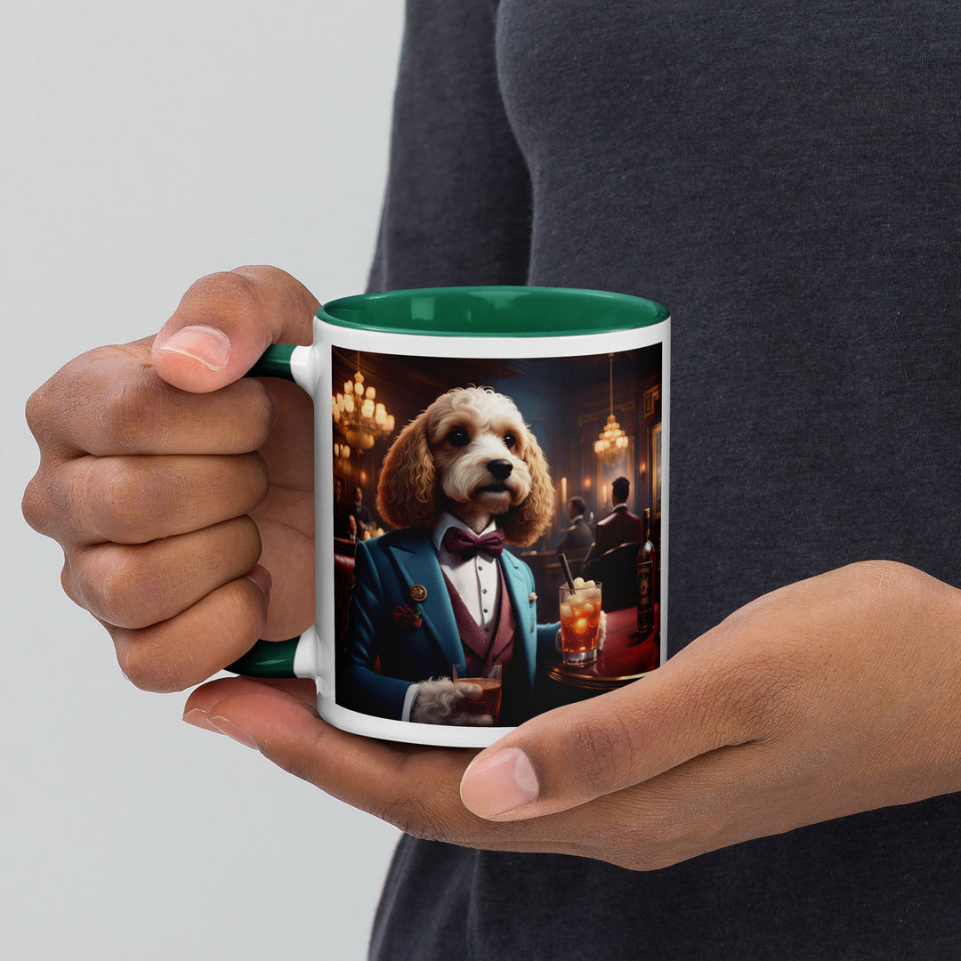 Cavapoo General- Mug with Color Inside v10