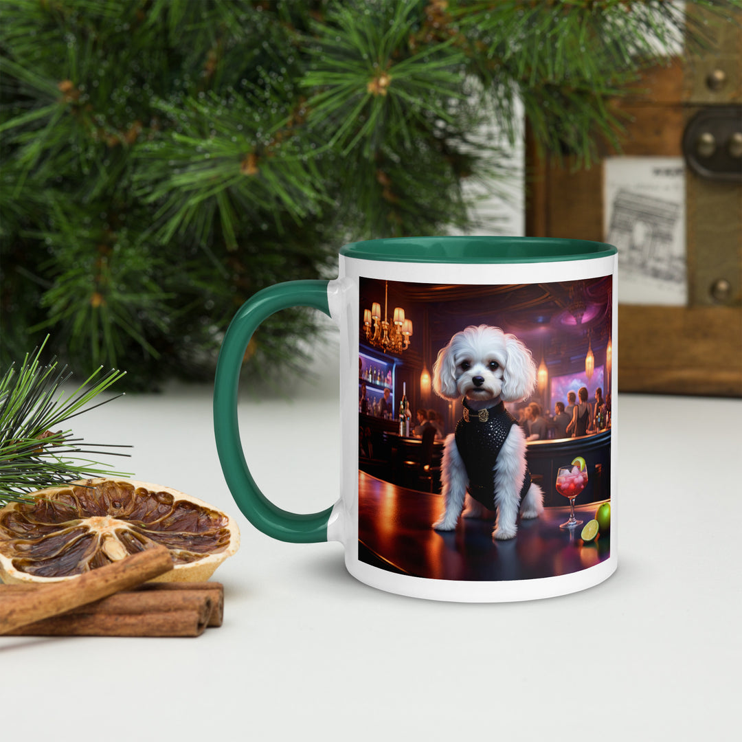 Cavapoo General- Mug with Color Inside v17