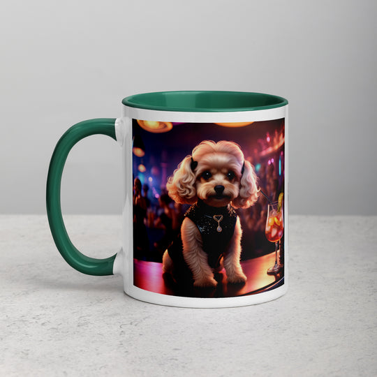 Cavapoo General- Mug with Color Inside v19