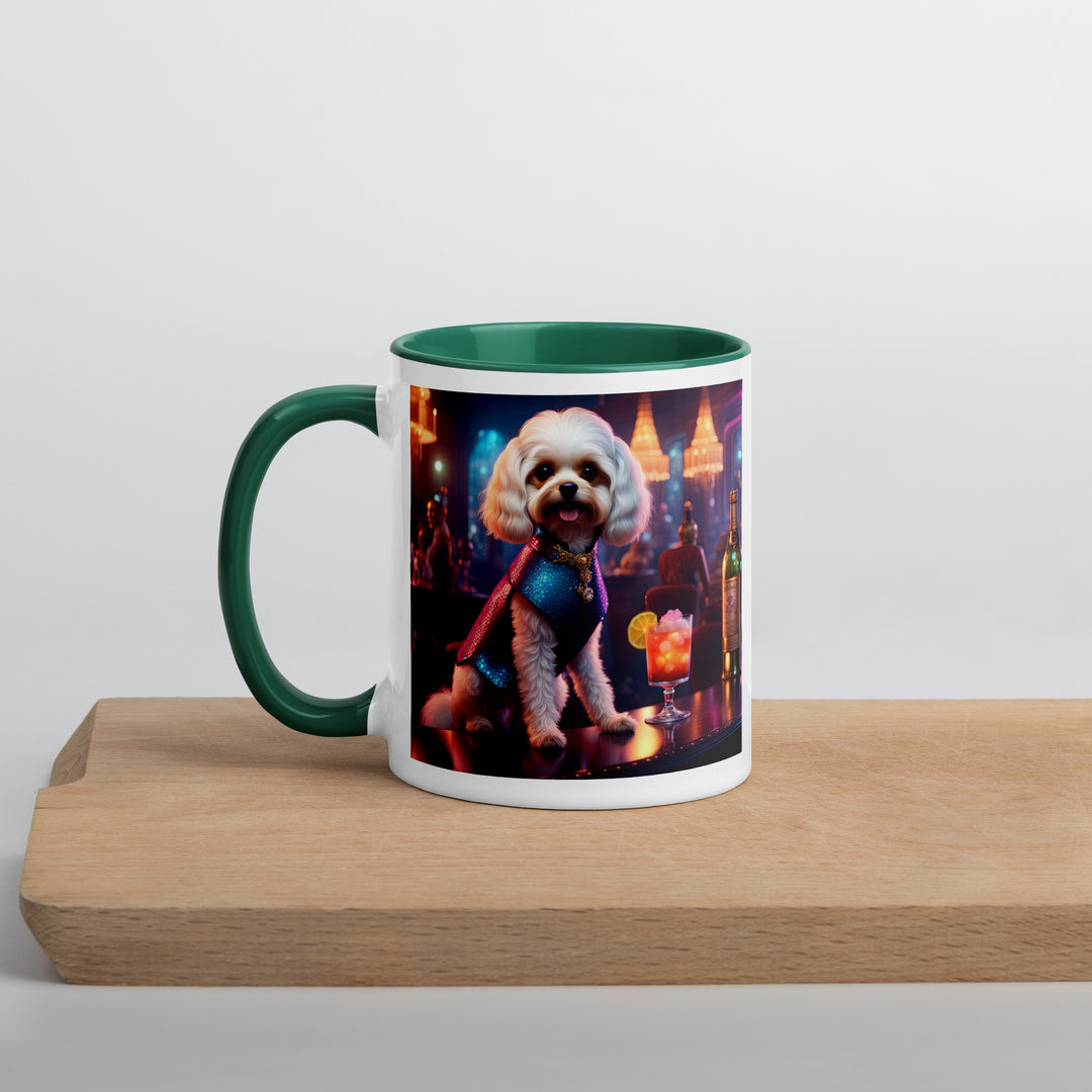 Cavapoo General- Mug with Color Inside v23