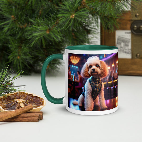 Cavapoo General- Mug with Color Inside v25