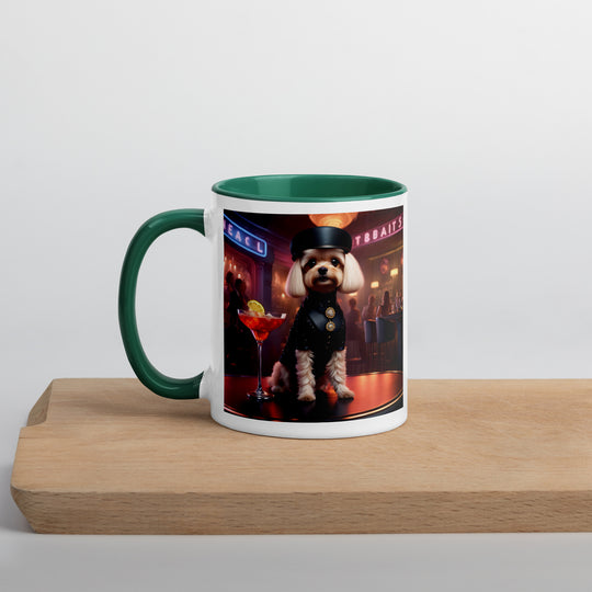 Cavapoo General- Mug with Color Inside v27