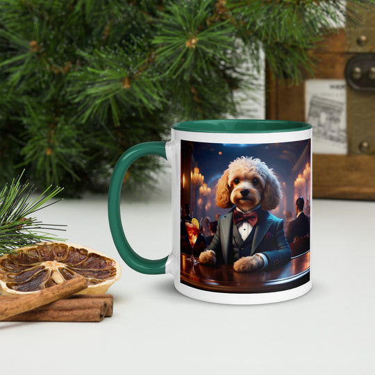 Cavapoo General- Mug with Color Inside v31