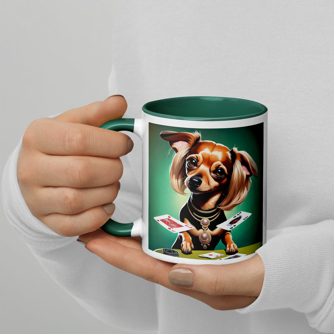 Chiweenie General- Mug with Color Inside v10