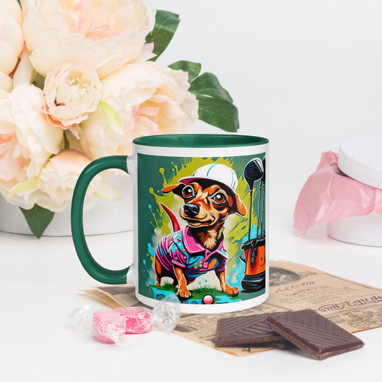 Chiweenie General- Mug with Color Inside v12