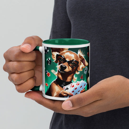 Chiweenie General- Mug with Color Inside v15