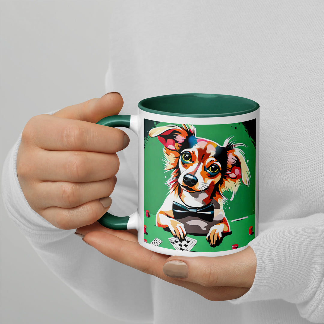 Chiweenie General- Mug with Color Inside v17