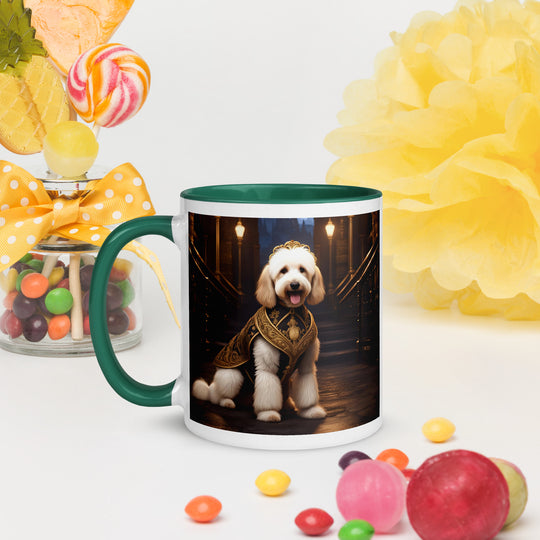 Goldendoodle- Mug with Color Inside v7