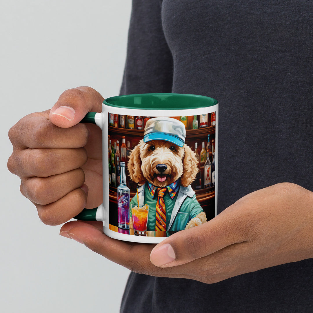 Goldendoodle- Mug with Color Inside v8