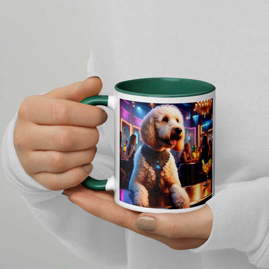 Goldendoodle- Mug with Color Inside v9