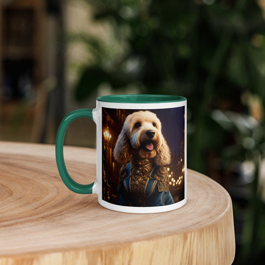 Goldendoodle- Mug with Color Inside v10