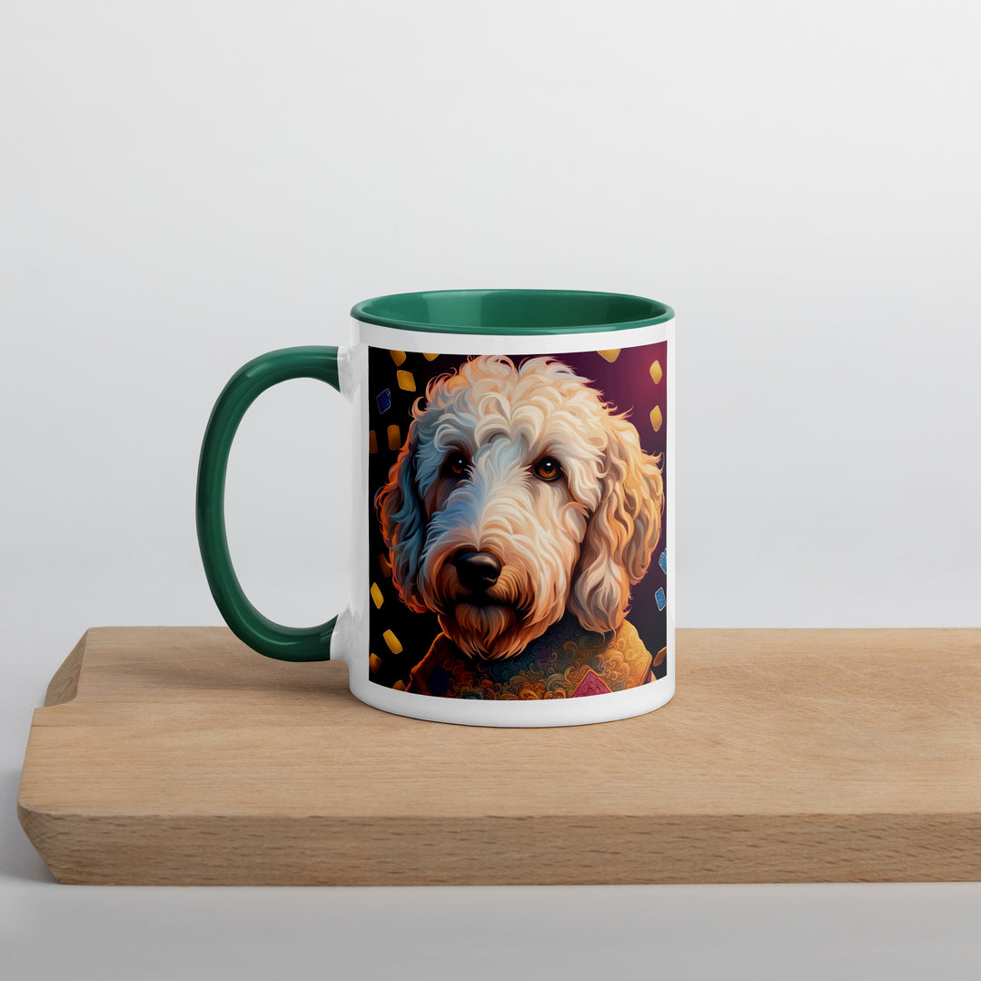 Goldendoodle- Mug with Color Inside v12