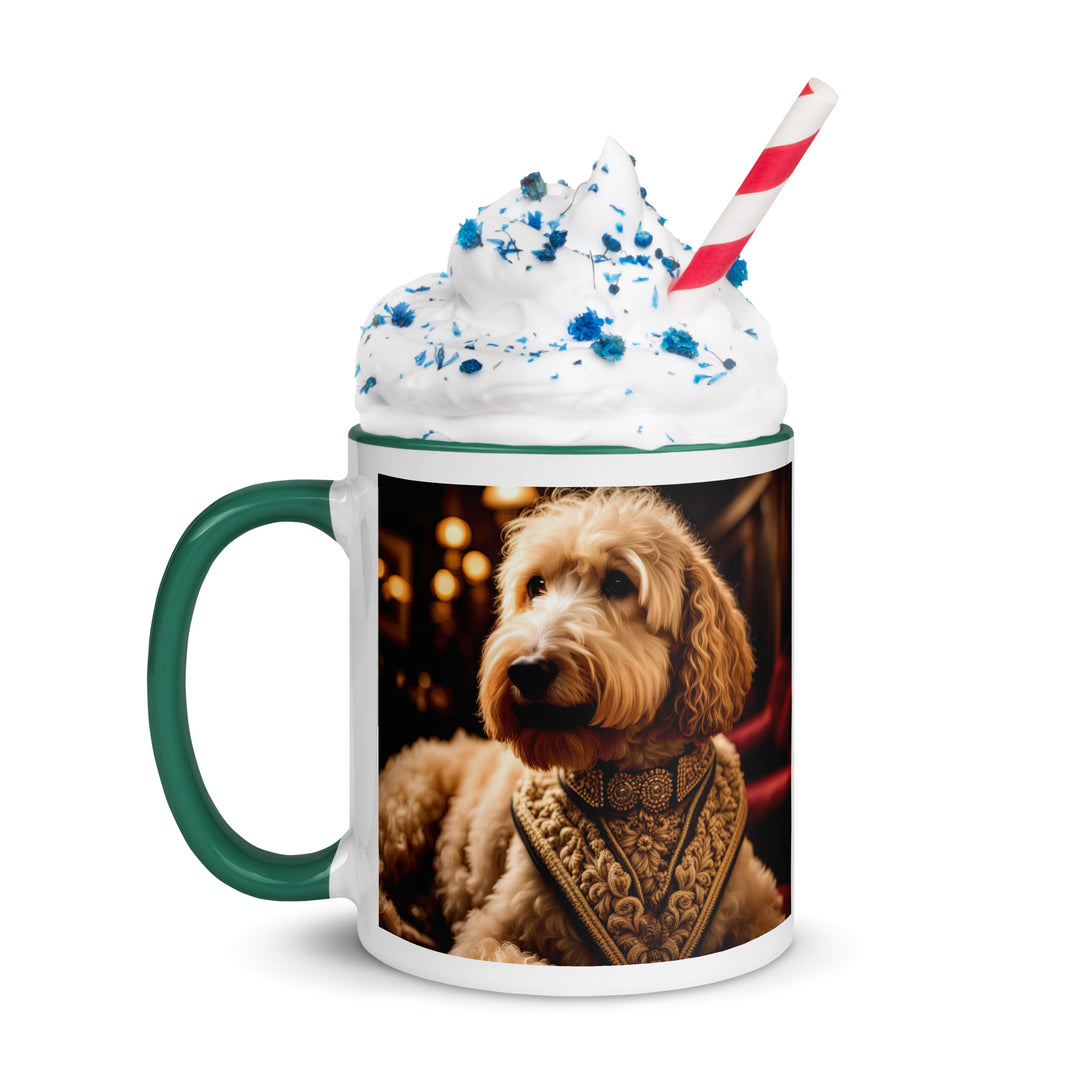 Goldendoodle- Mug with Color Inside v13