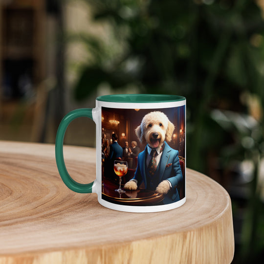 Goldendoodle- Mug with Color Inside v15