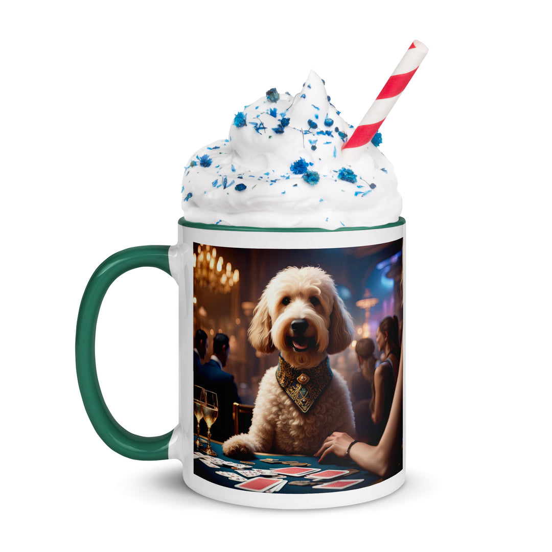 Goldendoodle- Mug with Color Inside v17