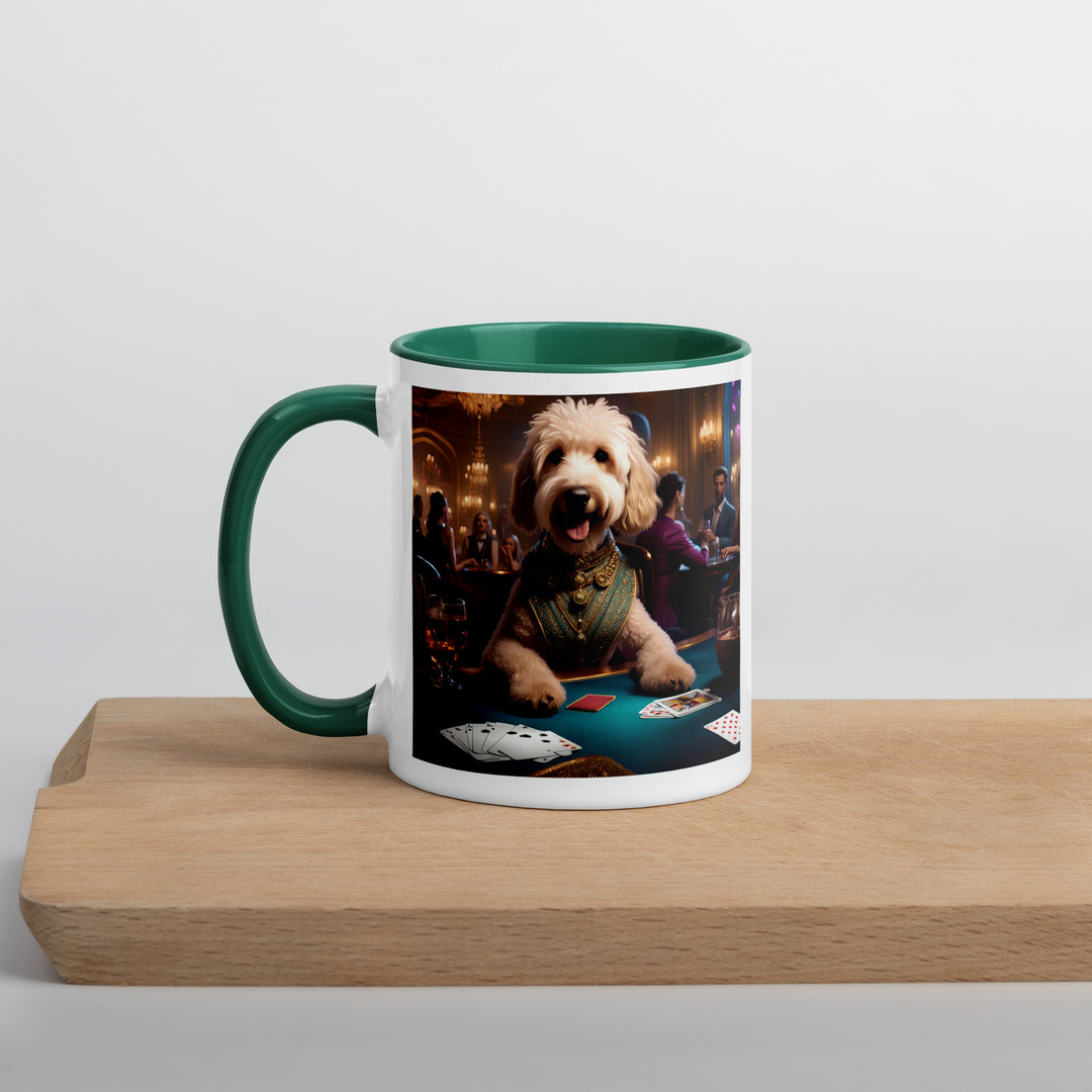 Goldendoodle- Mug with Color Inside v18