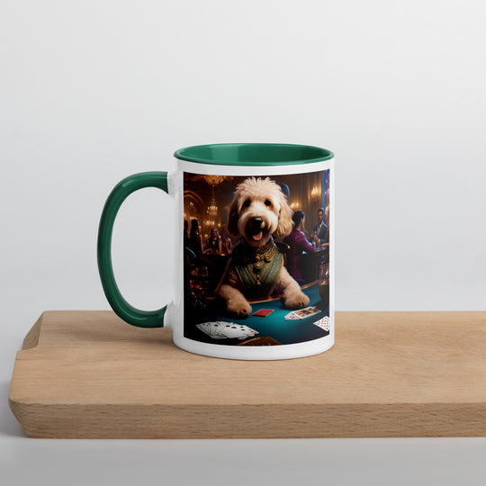 Goldendoodle- Mug with Color Inside v18