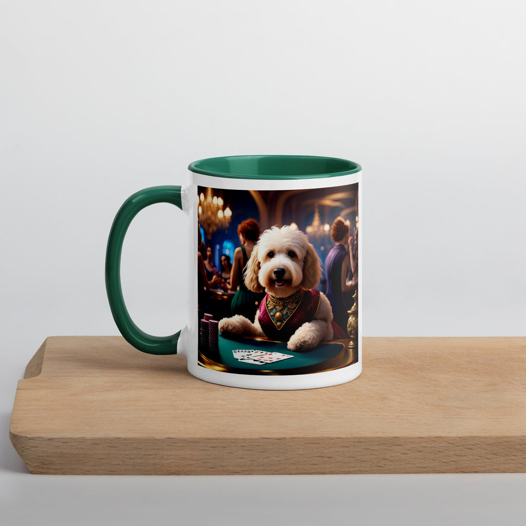 Goldendoodle- Mug with Color Inside v20