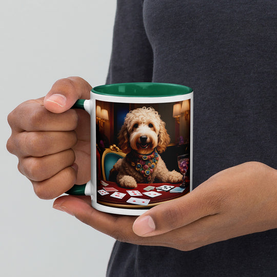 Goldendoodle- Mug with Color Inside v21