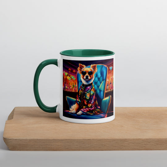 Pekapoo General- Mug with Color Inside v7