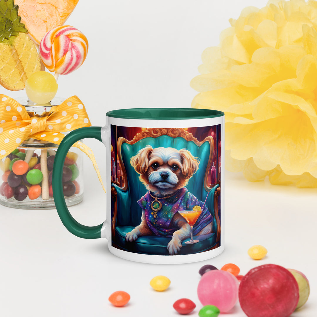 Pekapoo General- Mug with Color Inside v10