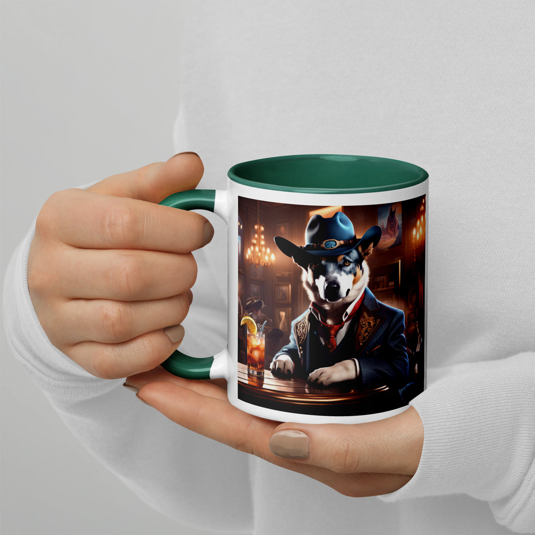 Texas Heeler General- Mug with Color Inside v3