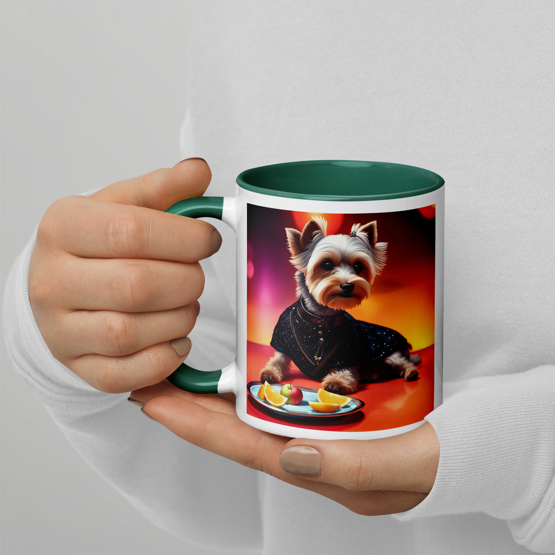 Yorkipoo General- Mug with Color Inside v4