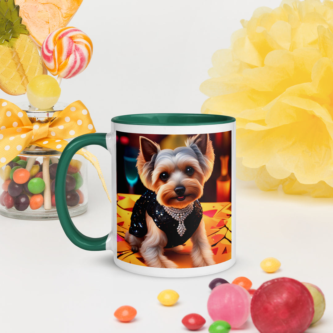 Yorkipoo General- Mug with Color Inside v6