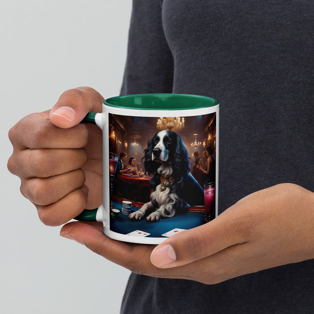 Sprocker Spaniel General- Mug with Color Inside v9