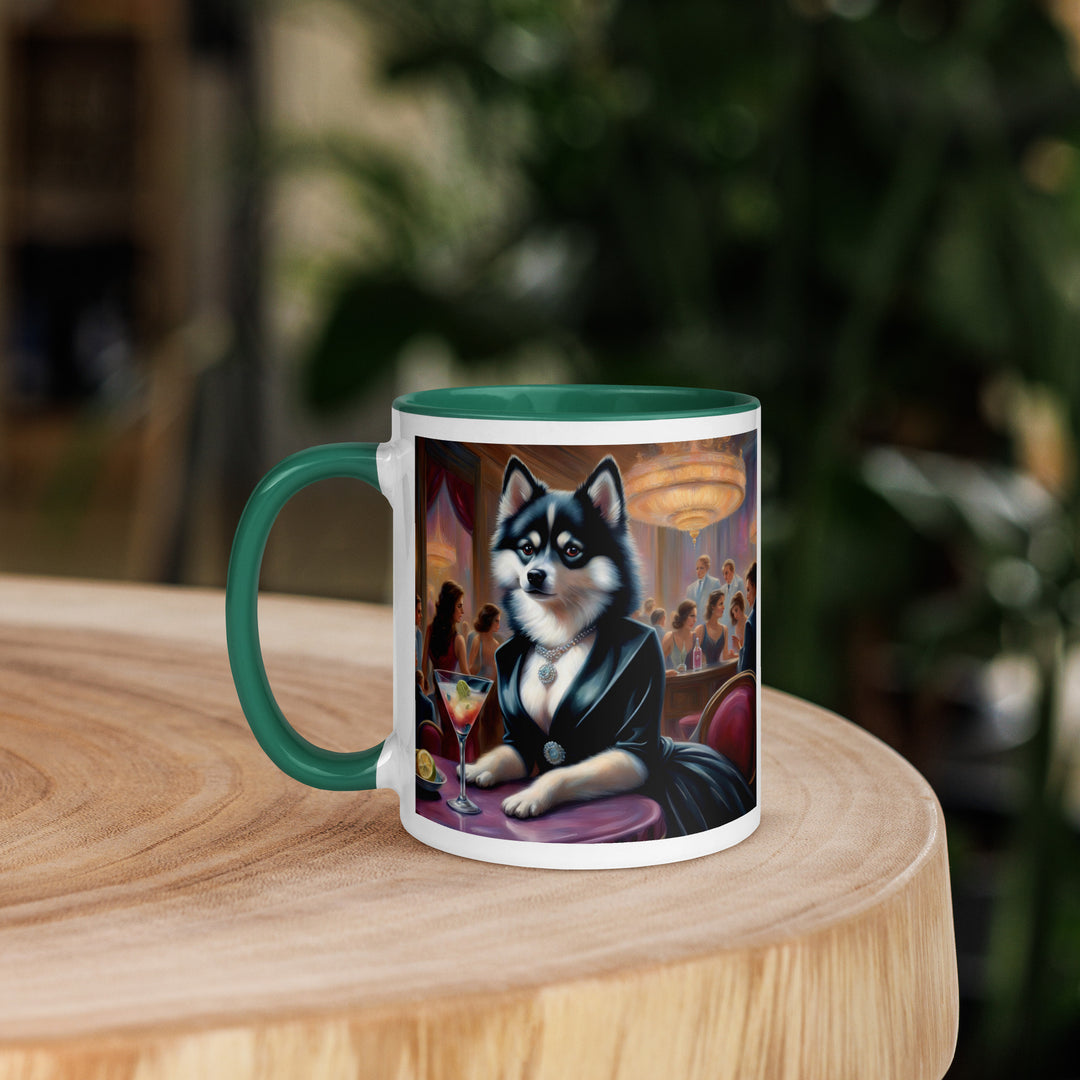 Pomsky General- Mug with Color Inside v5