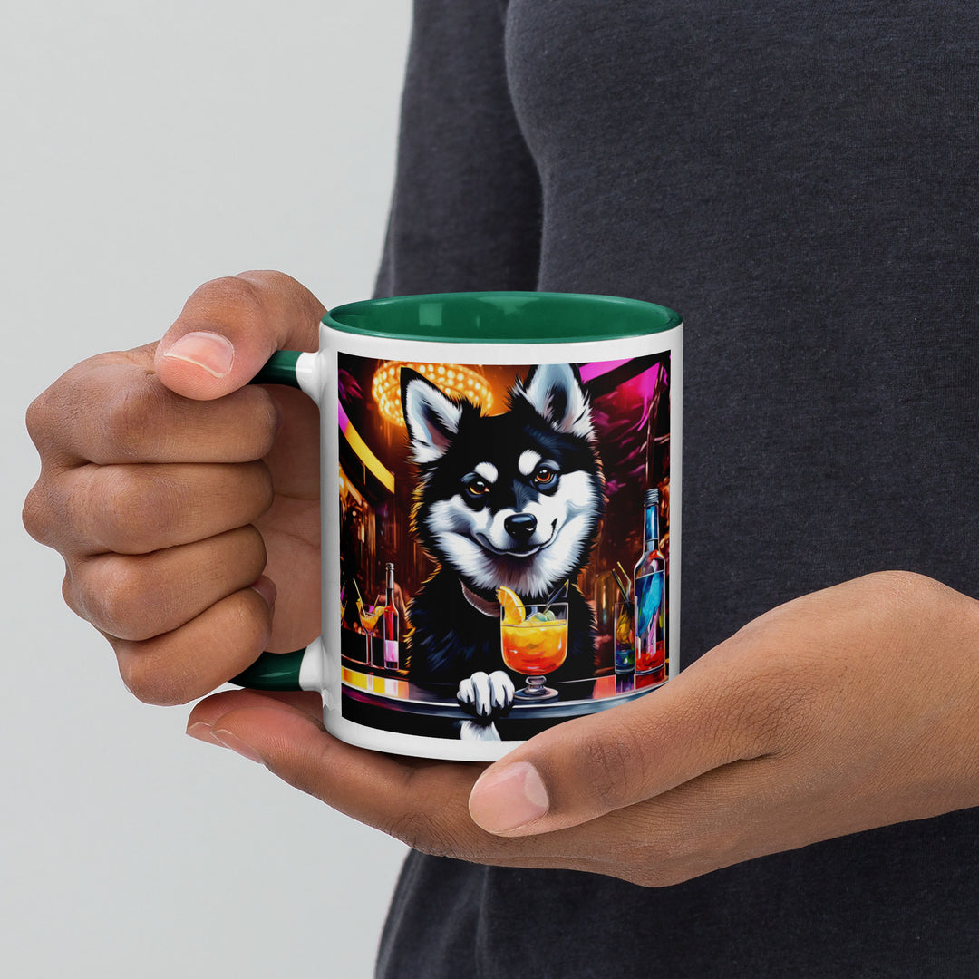 Pomsky General- Mug with Color Inside v9