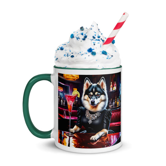 Pomsky General- Mug with Color Inside v10