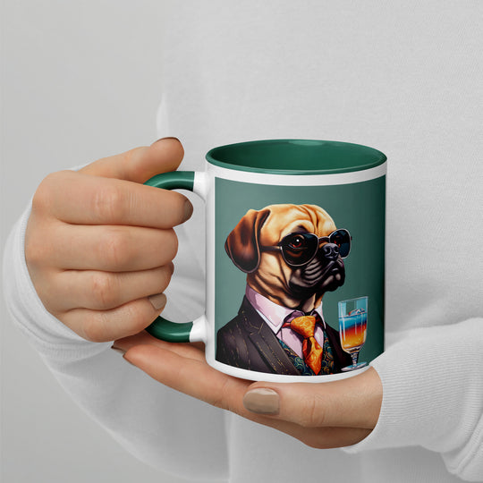 Puggle General- Mug with Color Inside