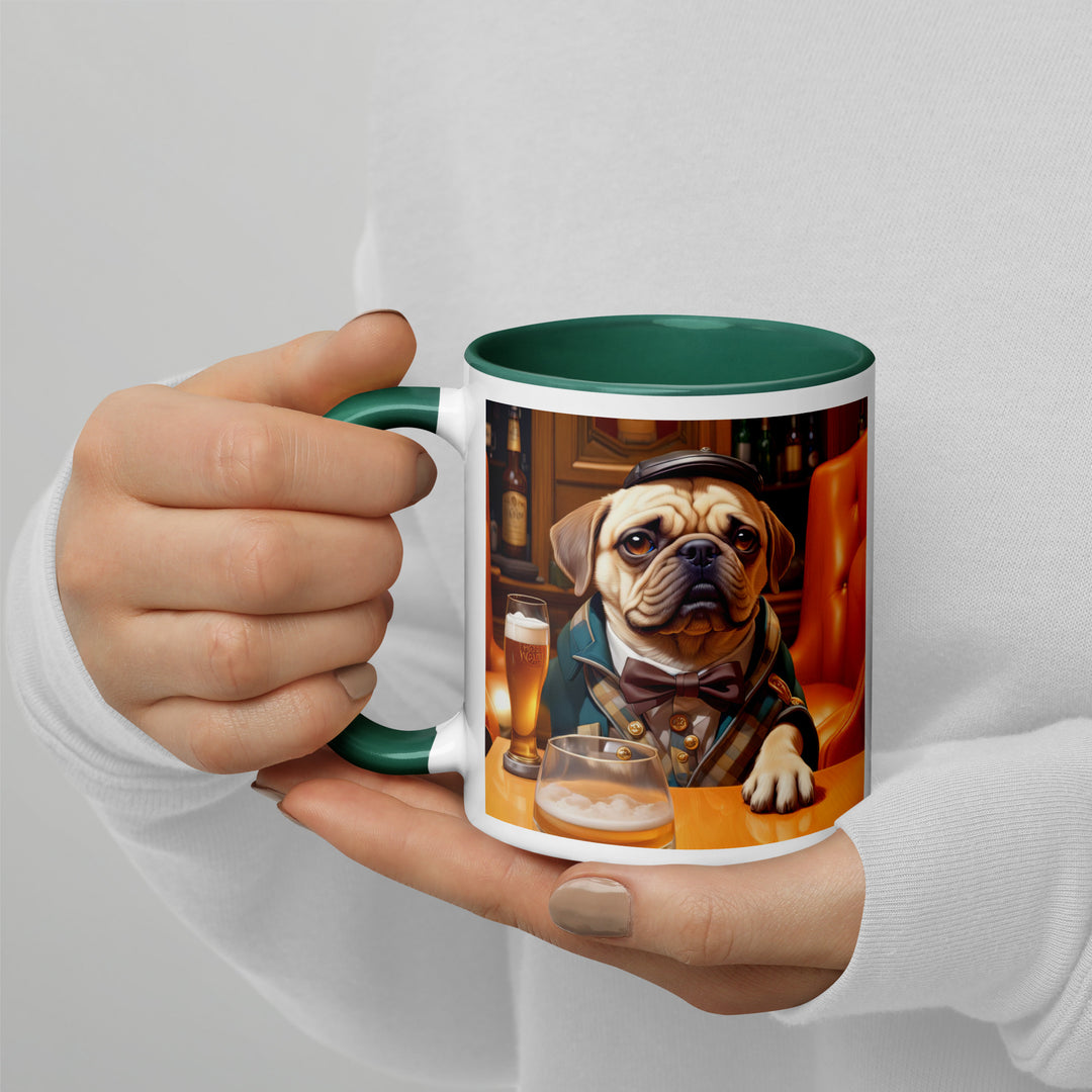 Puggle General- Mug with Color Inside v2