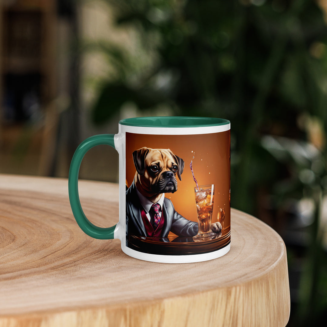 Puggle General- Mug with Color Inside v3