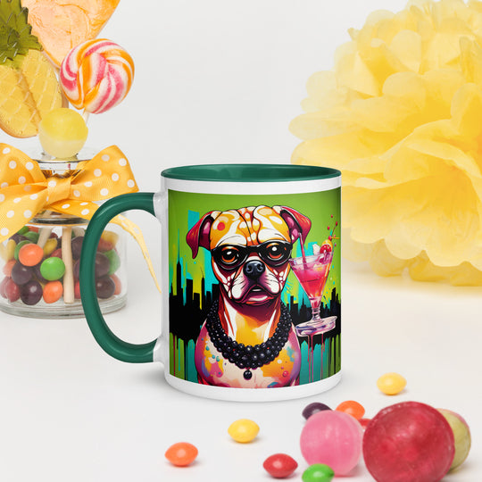 Puggle General- Mug with Color Inside v4