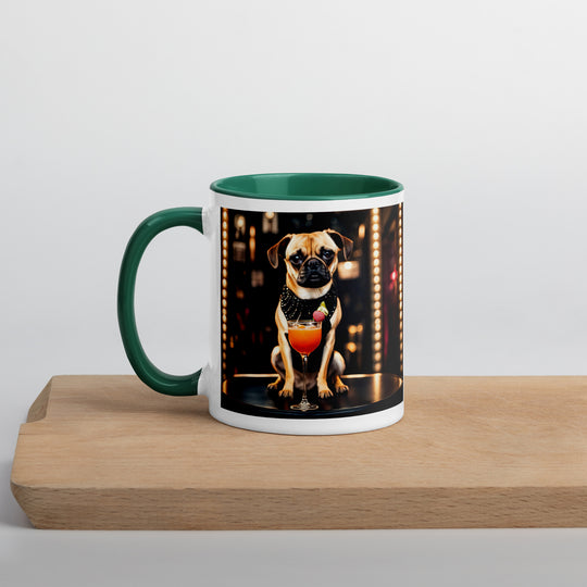 Puggle General- Mug with Color Inside v13