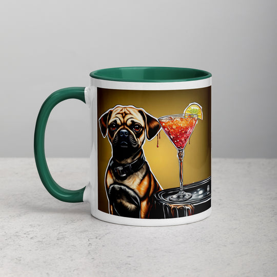 Puggle General- Mug with Color Inside v17