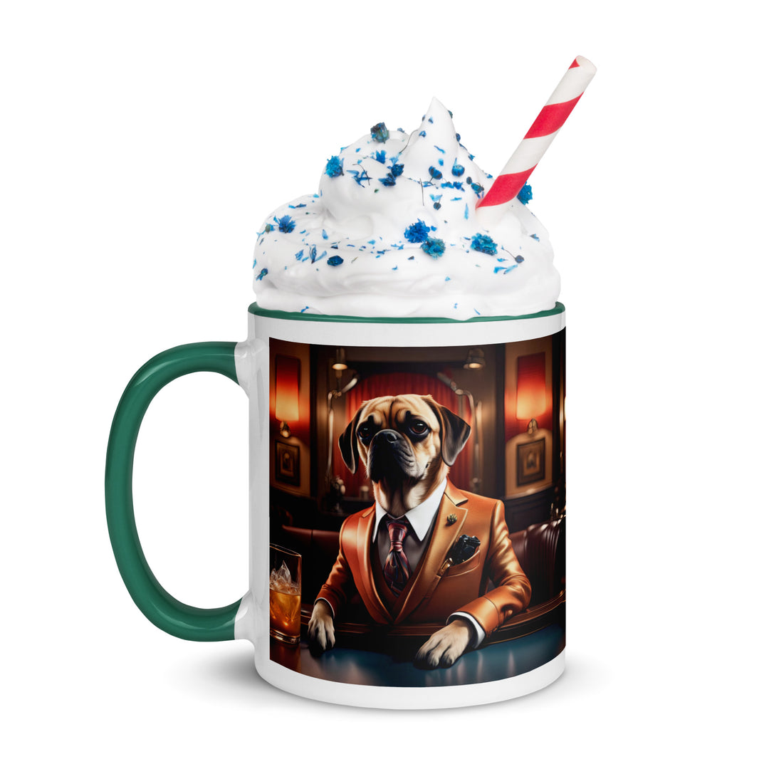 Puggle General- Mug with Color Inside v18